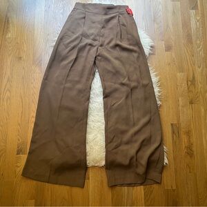 Spanx Brown Wide-Leg Trousers Size Medium | New with Tags!